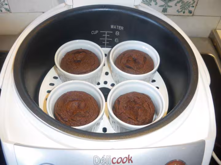 Flan au chocolat au delicook