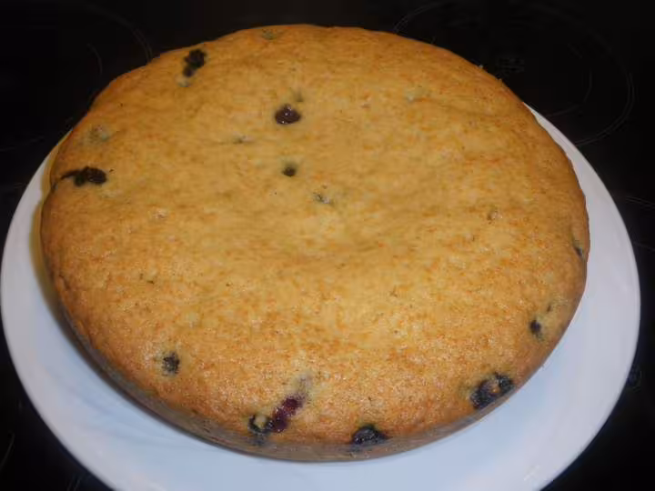 Gateau aux myrtilles