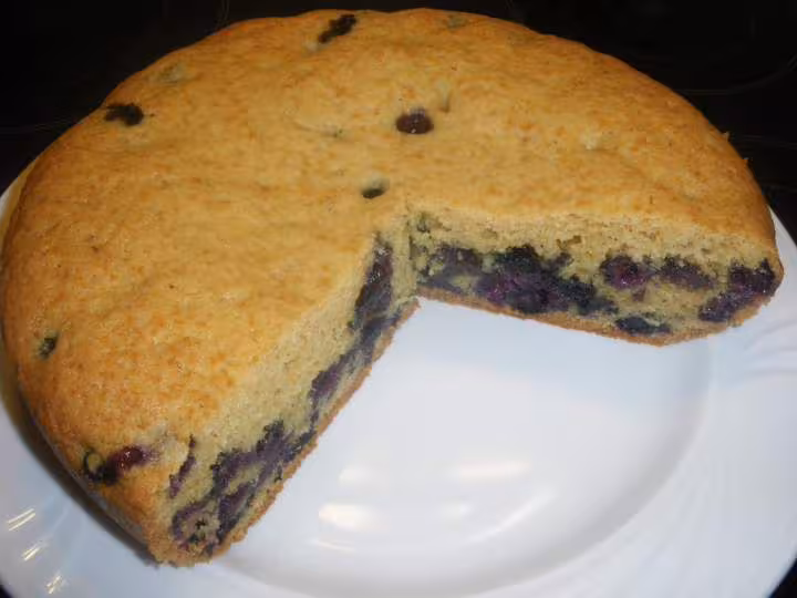 Gateau aux myrtilles