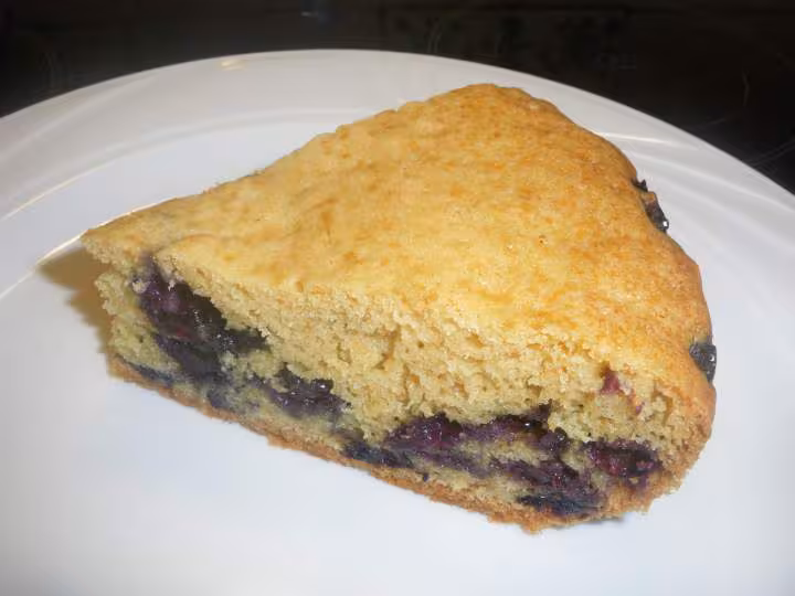 Gateau aux myrtilles