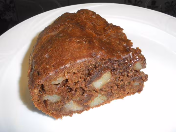 Gateau chocolat poire