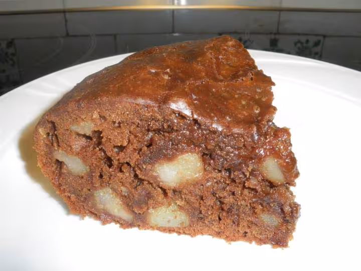 Gateau chocolat poire