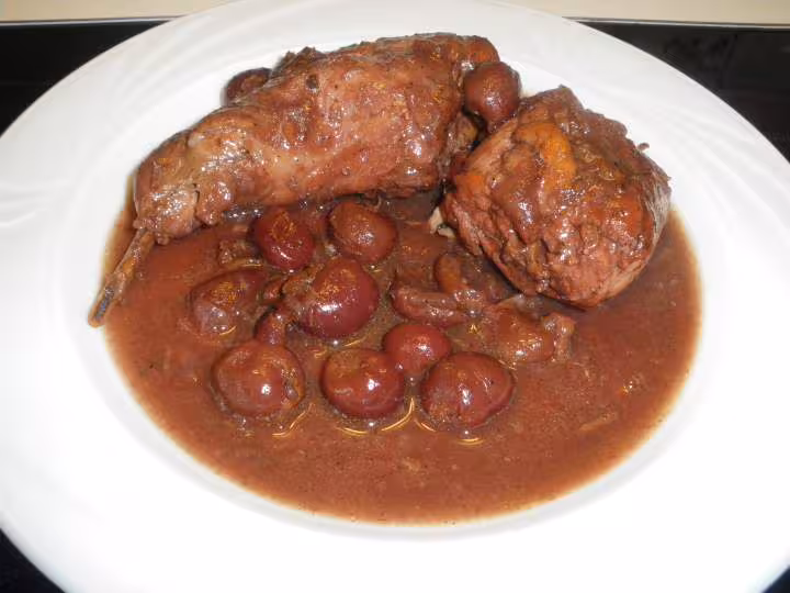 Lapin aux cerises