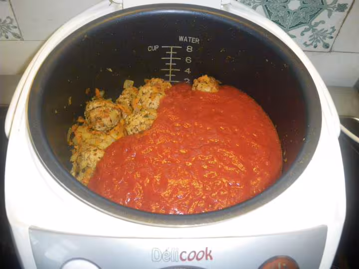Macaronis aux boulettes