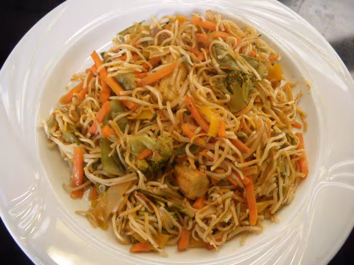 Nouilles aux legumes