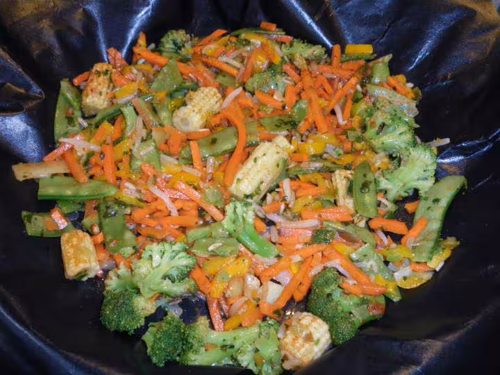 Nouilles aux legumes
