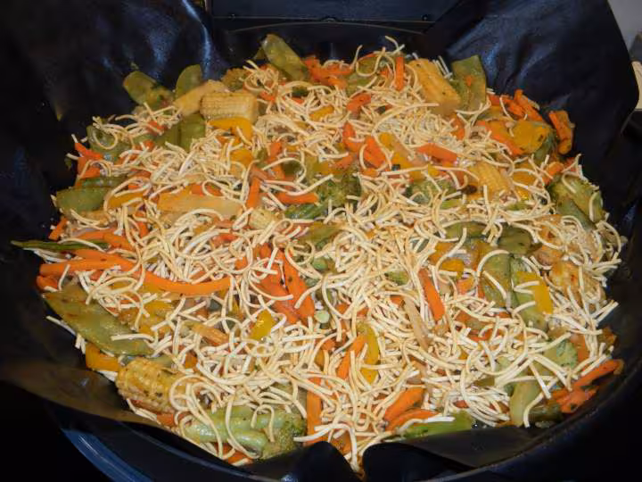 Nouilles aux legumes