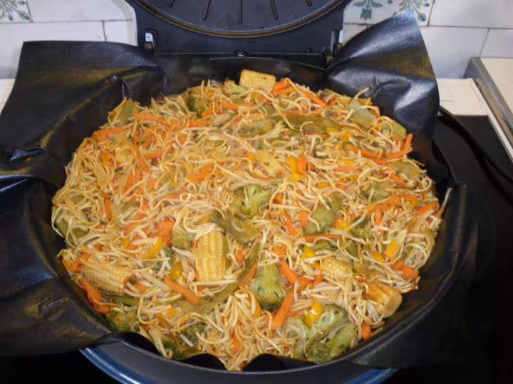 Nouilles aux legumes