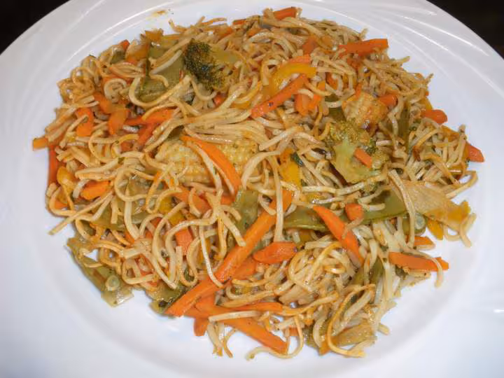Nouilles aux legumes