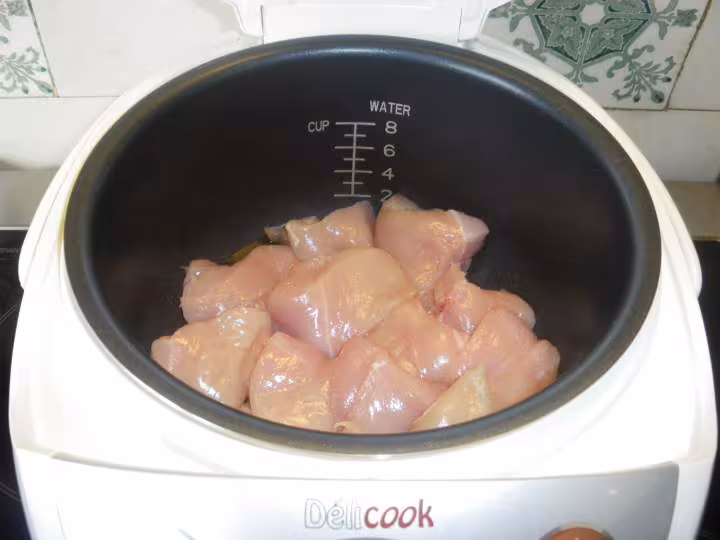 Paella de poulet