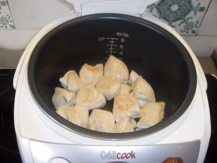 Paella de poulet