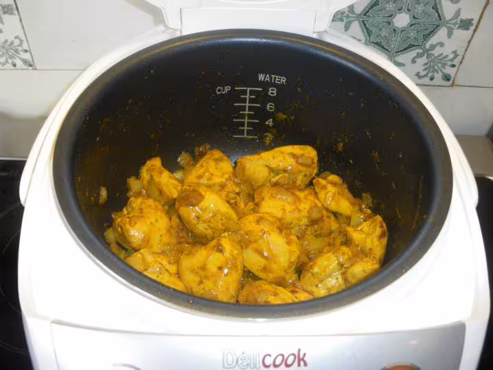 Paella de poulet