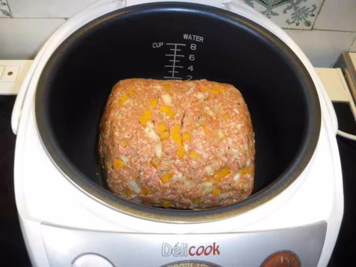 Pain de veau aux poivrons