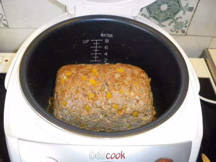 Pain de veau aux poivrons