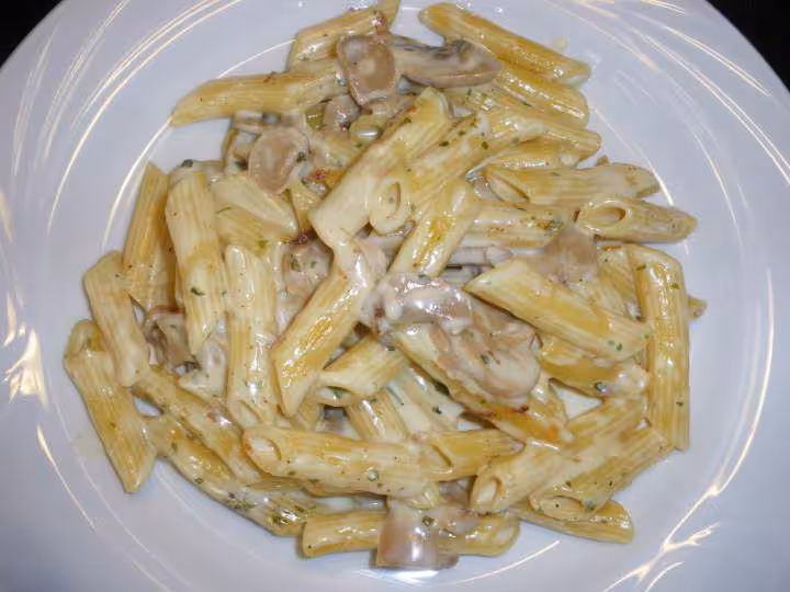 Pennes aux champignons