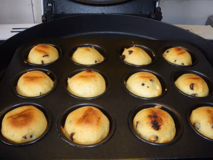 Petites cakes aux pepites de chocolat