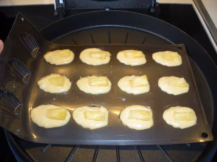 Petites madeleines aux ananas