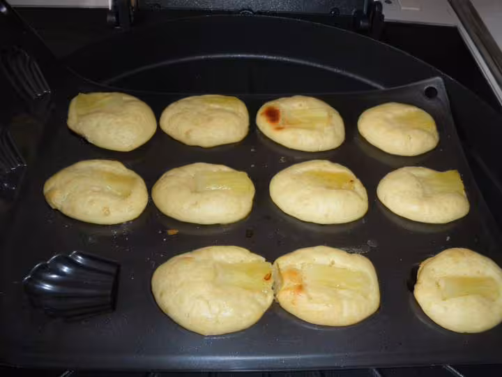 Petites madeleines aux ananas