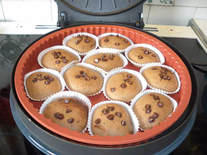 Petits cakes alleges au chocolat