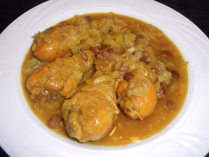 Pilons de poulet aux oignons