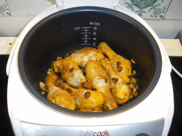 Pilons de poulet aux oignons