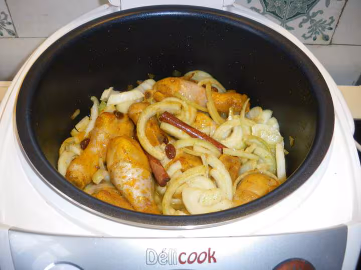Pilons de poulet aux oignons