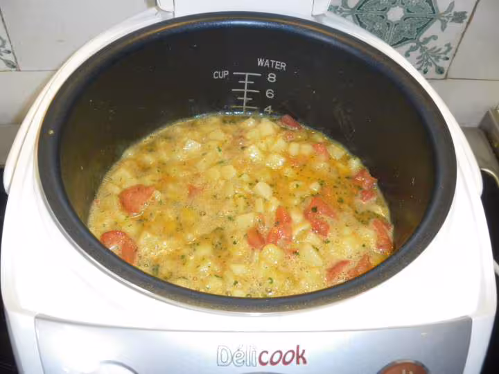 Pommes de terre aux oeufs
