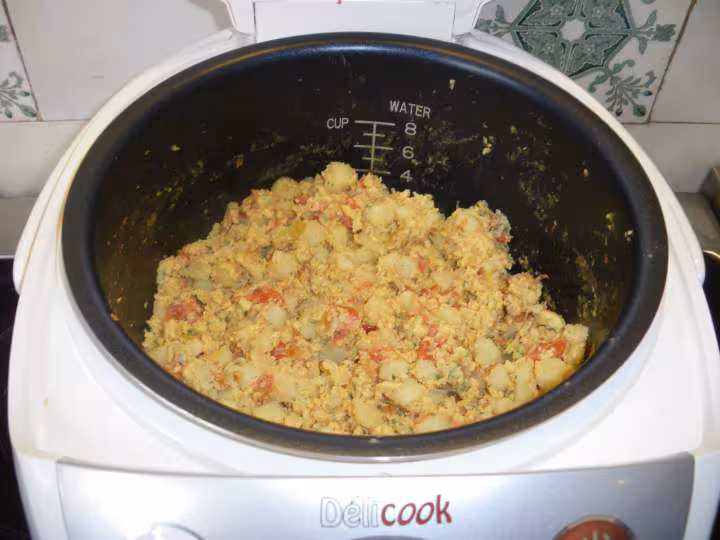 Pommes de terre aux oeufs