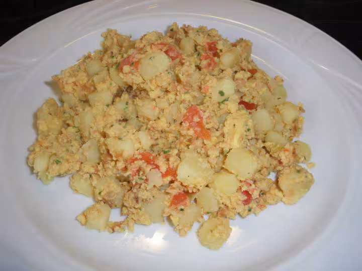 Pommes de terre aux oeufs