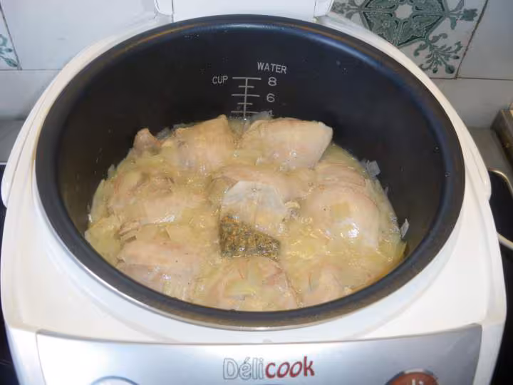 Poulet a la moutarde au delicook