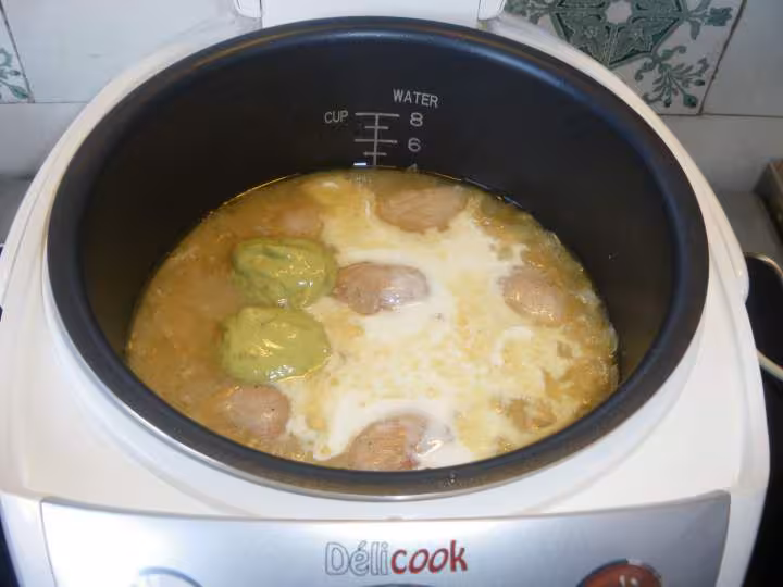Poulet a la moutarde au delicook