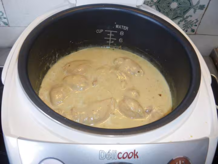Poulet a la moutarde au delicook