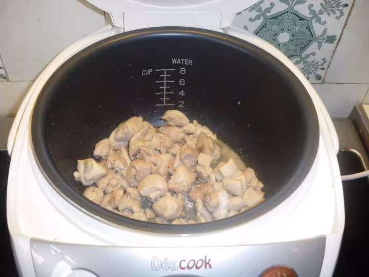 Poulet au curry vert