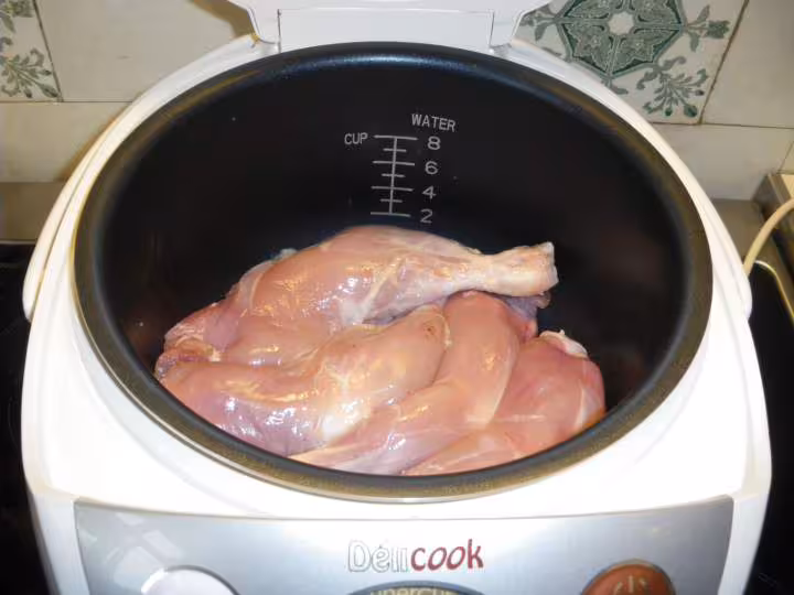 Poulet aux champignons
