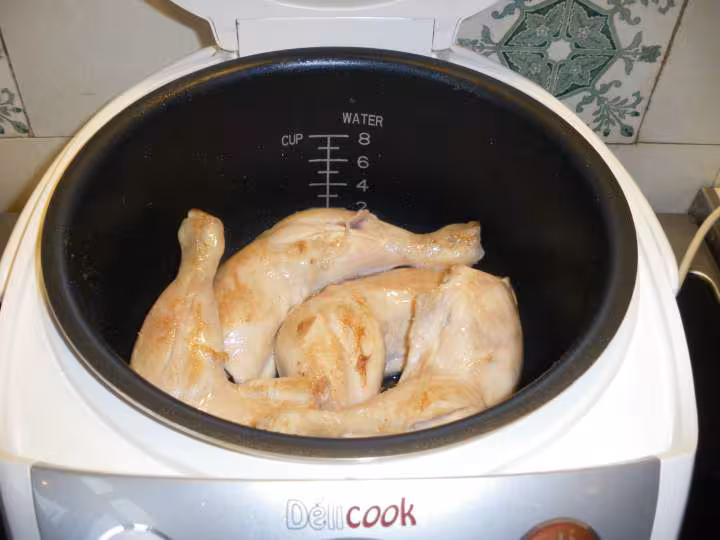 Poulet aux champignons