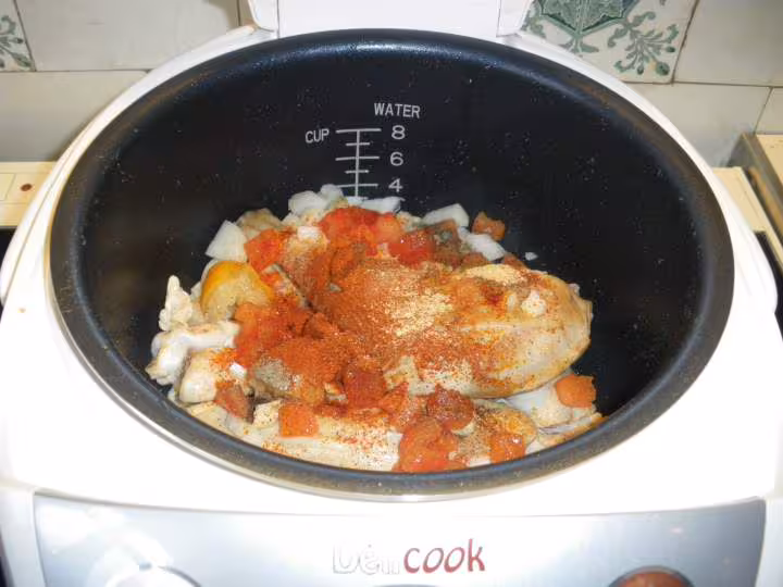 Poulet aux olives