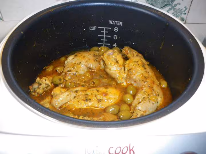 Poulet aux olives