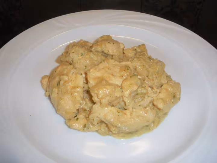 Poulet colombo et riz