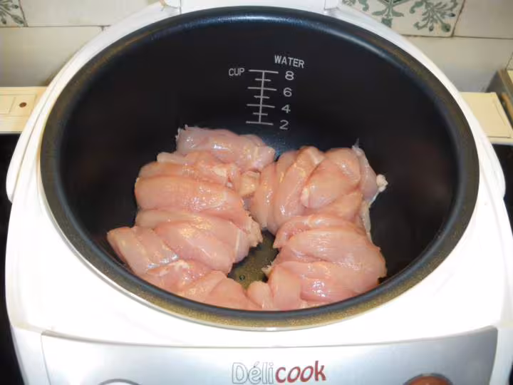 Poulet colombo et riz
