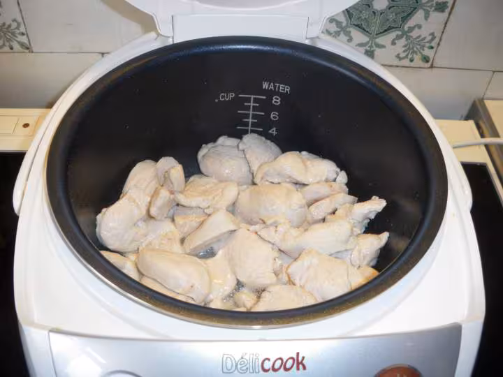 Poulet colombo et riz