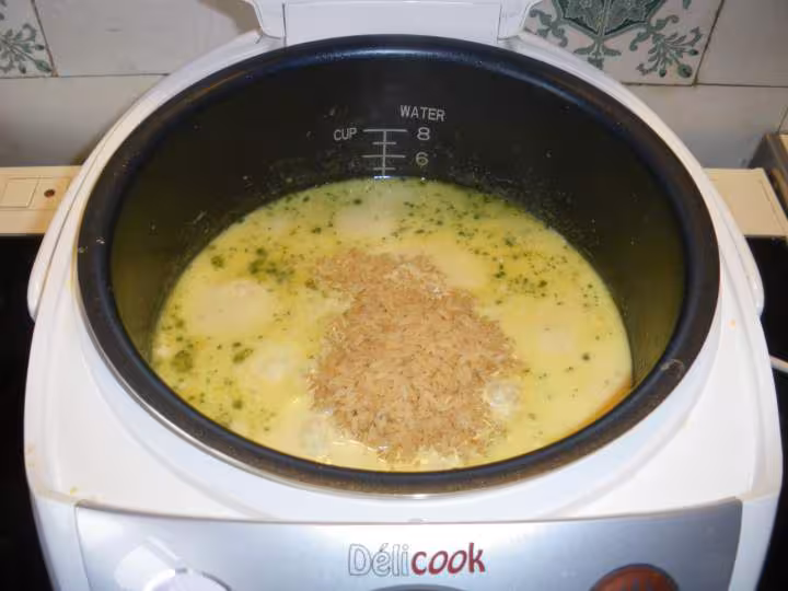 Poulet colombo et riz