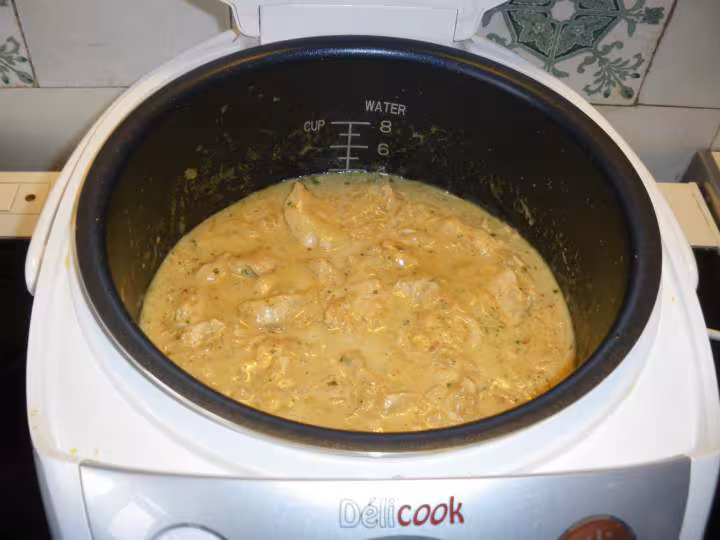 Poulet colombo et riz