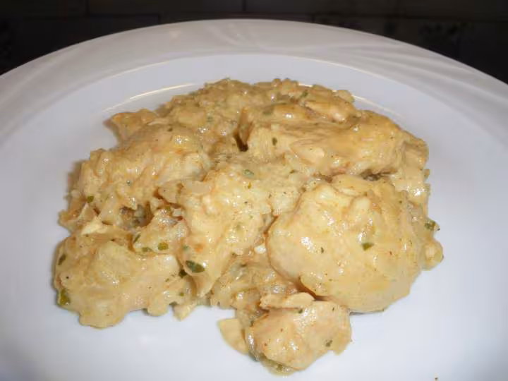 Poulet colombo et riz