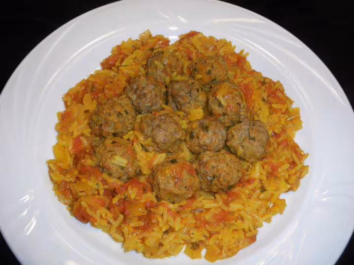 Riz aux boulettes