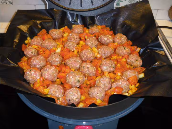 Riz aux boulettes