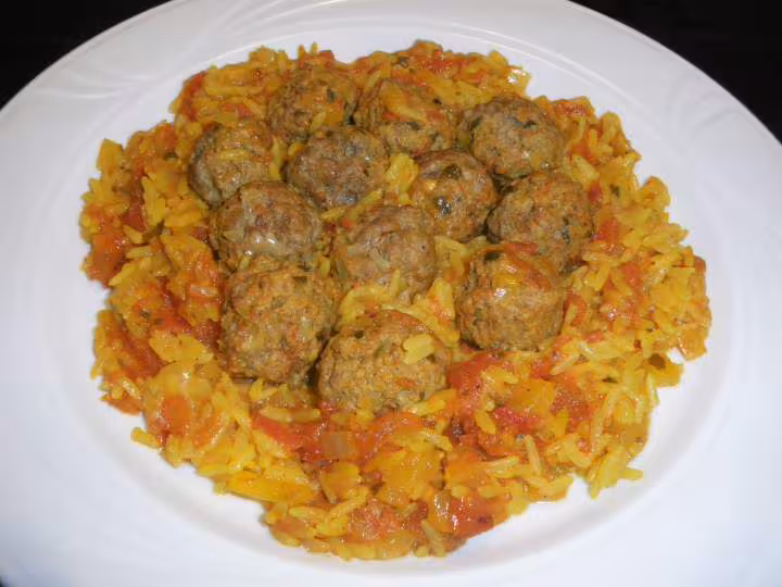 Riz aux boulettes
