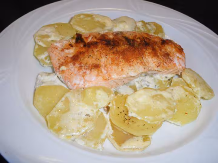 Saumon au fromage blanc
