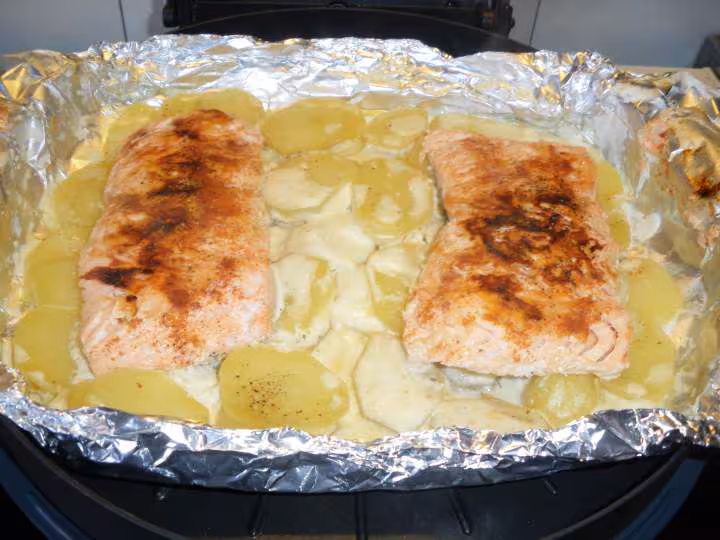 Saumon au fromage blanc