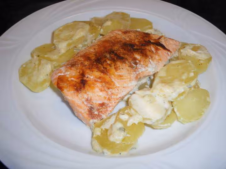Saumon au fromage blanc