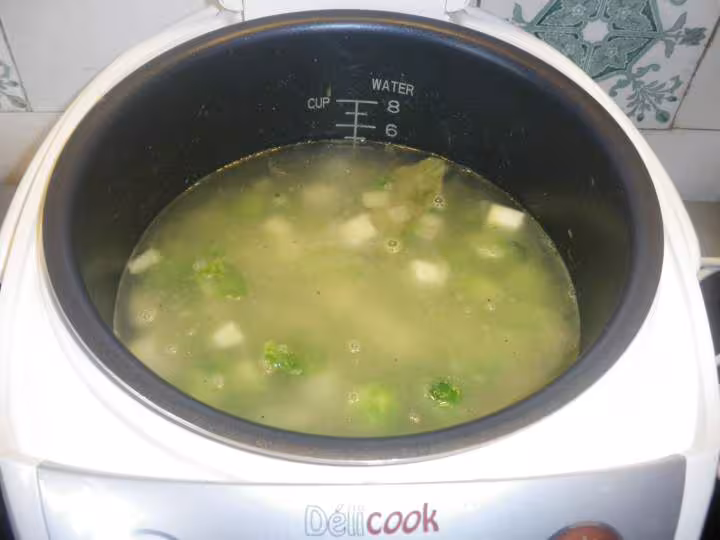 Soupe aux choux de bruxelles